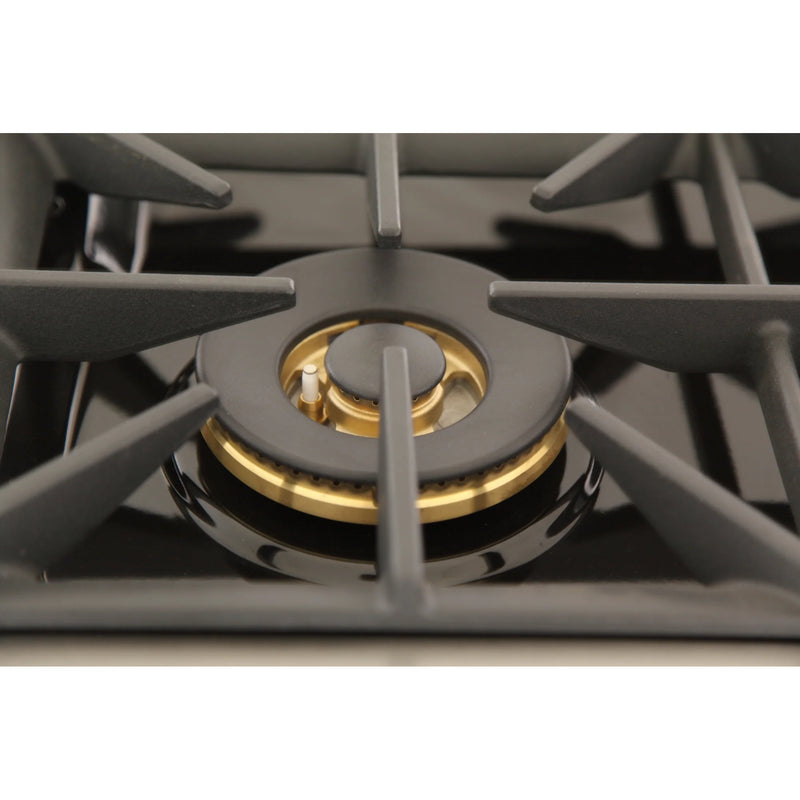 Kucht Professional 36" 5.2 cu ft. Natural Gas Range with Blue Door and Silver Knobs, KNG361-B