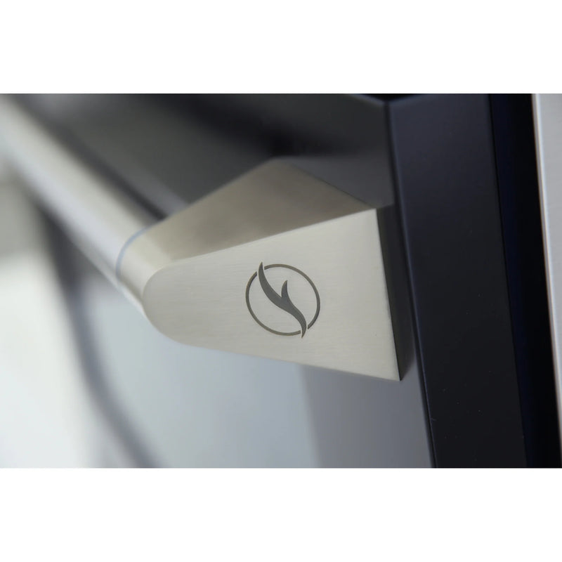 Kucht Professional 36" 5.2 cu ft. Natural Gas Range with Black Door and Silver Knobs, KNG361-K