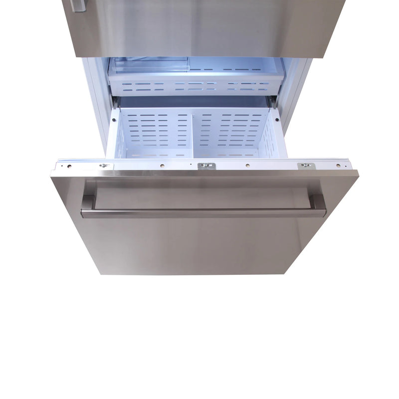 Kucht 30" 17 Cu. Ft. Built-In Refrigerator in Custom Panel Ready, Bottom Freezer, Counter Depth, KR300SD