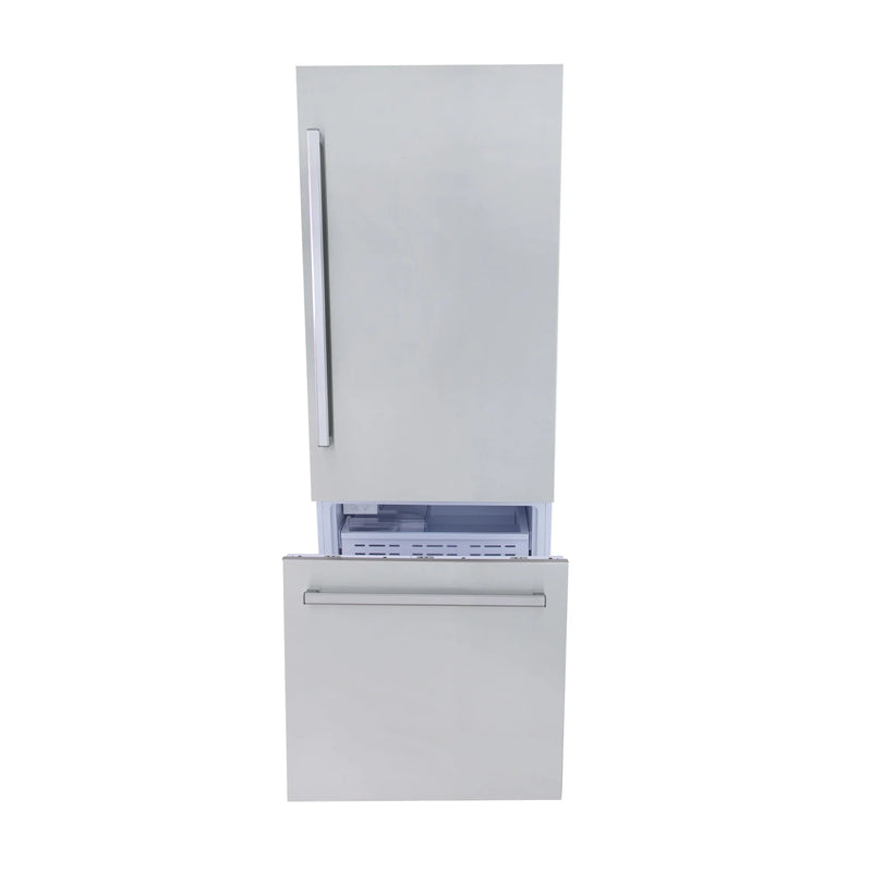 Kucht 30" 17 Cu. Ft. Built-In Refrigerator in Custom Panel Ready, Bottom Freezer, Counter Depth, KR300SD