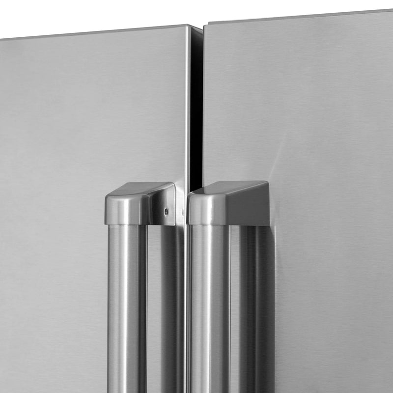 Kucht 36" Counter Depth 22.5 cu. ft. French Door Refrigerator with Ice Maker in Stainless Steel, KR700i