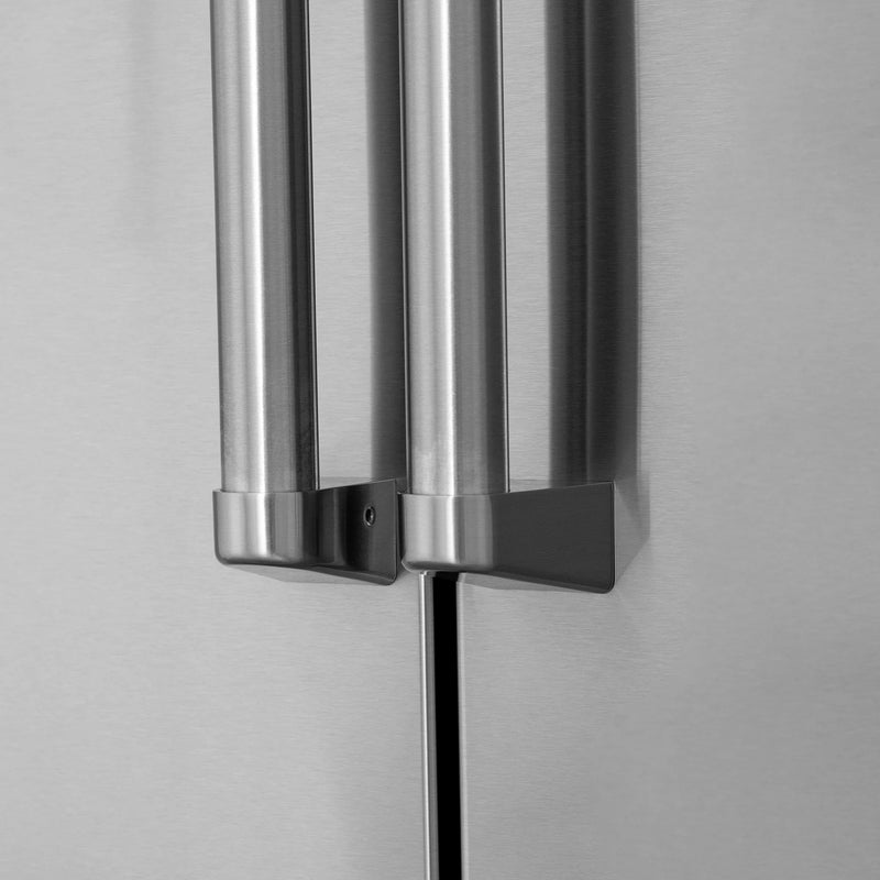 Kucht 36" Counter Depth 22.5 cu. ft. French Door Refrigerator with Ice Maker in Stainless Steel, KR700i