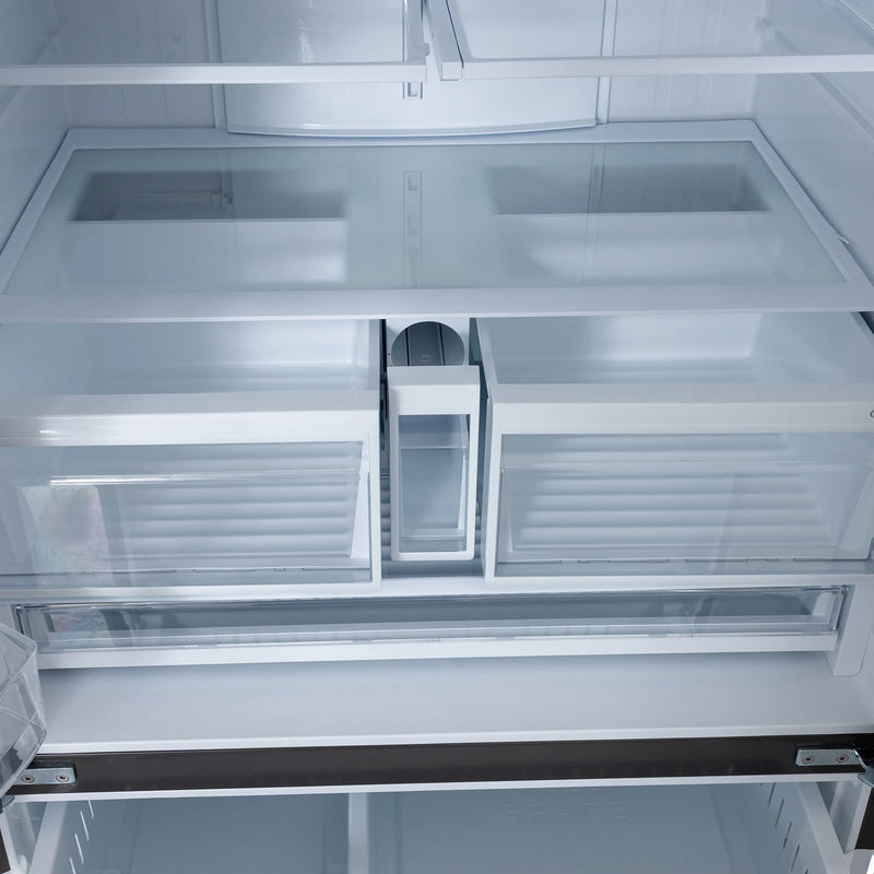 Kucht 36" Standard Depth Freestanding French Door 28.9 Cu. Ft. Refrigerator with Ice and Water Dispenser in Stainless Steel, KR900X