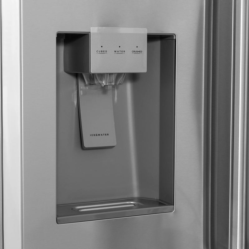Kucht 36" Standard Depth Freestanding French Door 28.9 Cu. Ft. Refrigerator with Ice and Water Dispenser in Stainless Steel, KR900X