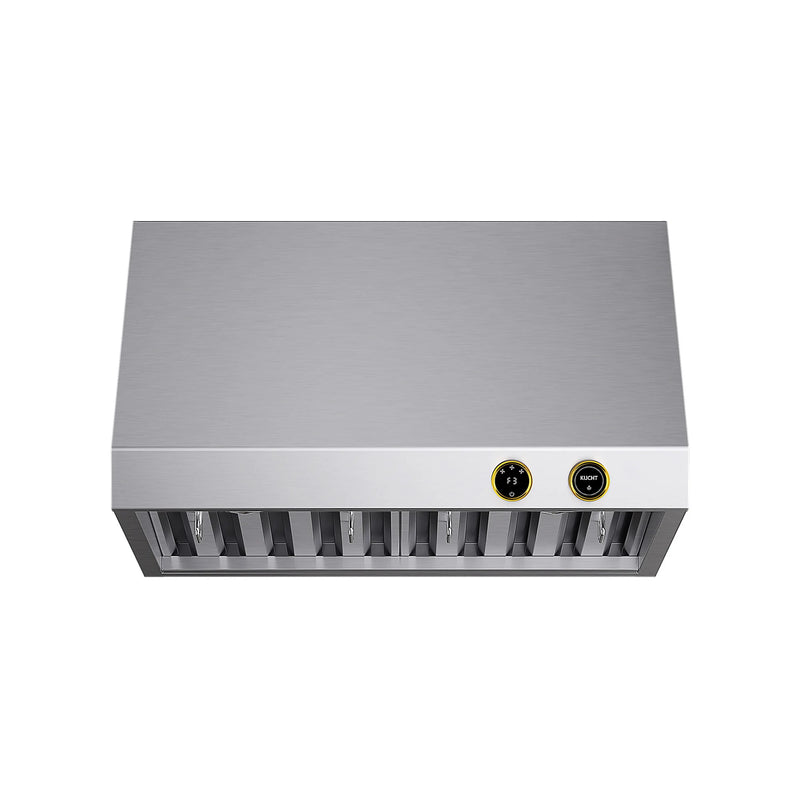 Kucht Professional 30" 900 CFM Under Cabinet Range Hood in Stainless Steel, Digital Controls, KRH300-GL