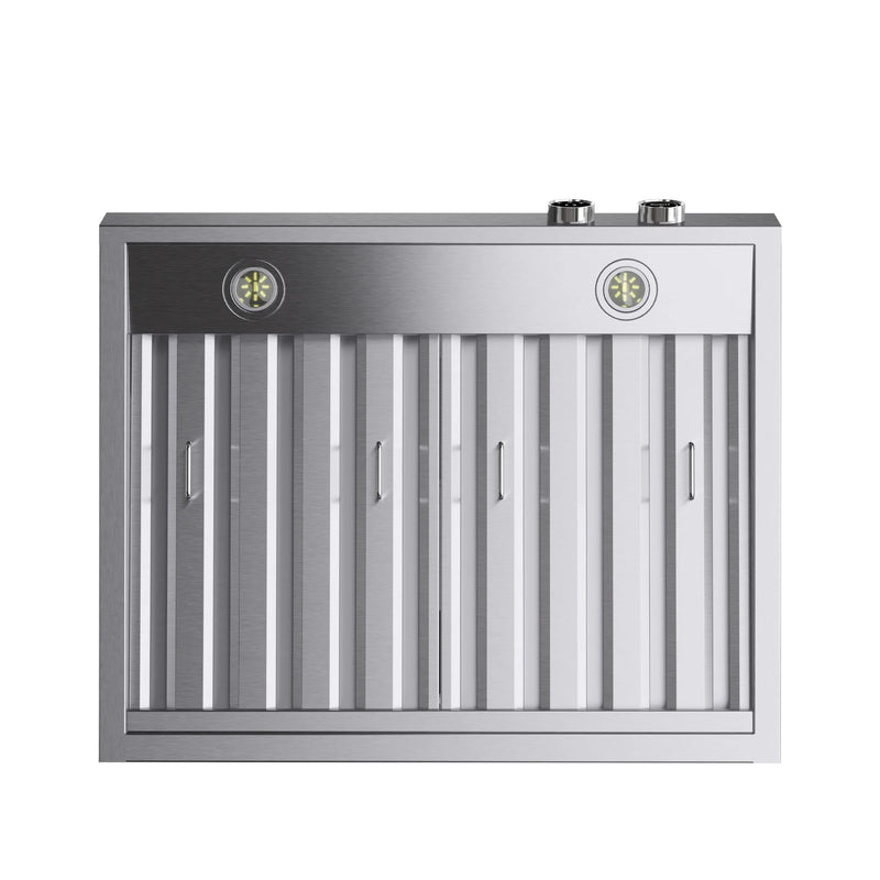Kucht Professional 30" 900 CFM Under Cabinet Range Hood in Stainless Steel, Digital Controls, KRH300-SS