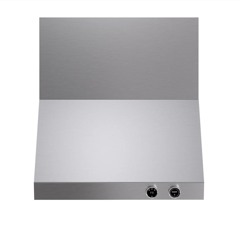 Kucht Professional 30" 900 CFM Wall Mount Range Hood in Stainless Steel, Digital Controls, KRH300-SS-C