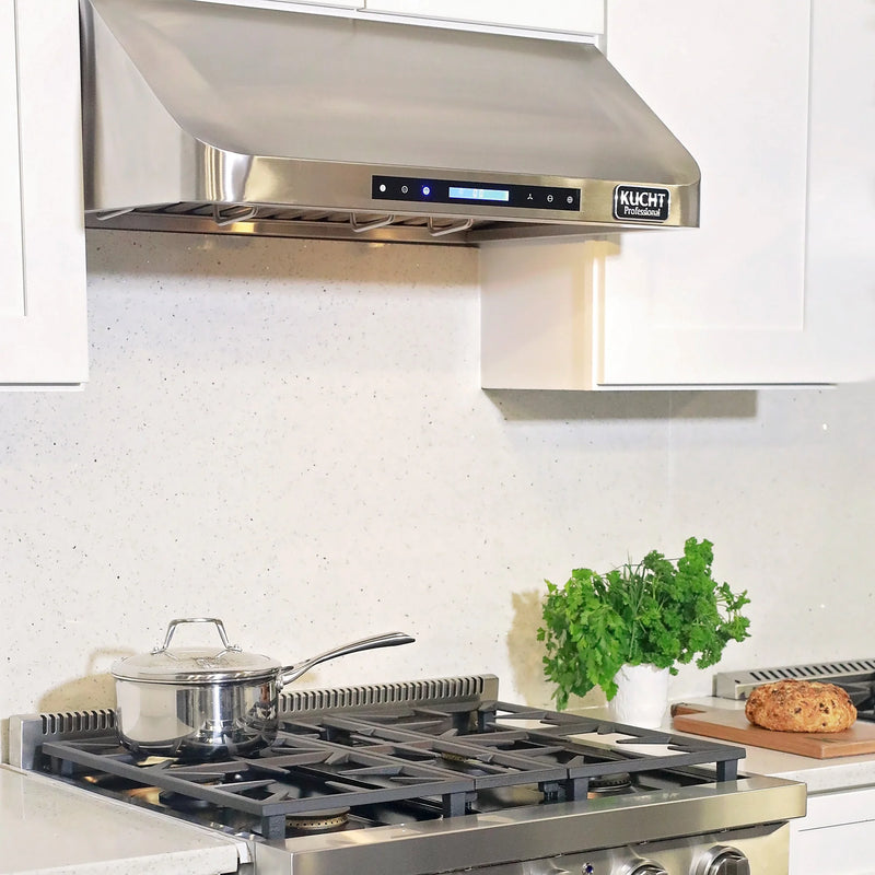 Kucht Professional 30" 900 CFM Under Cabinet Range Hood in Stainless Steel, KRH301A