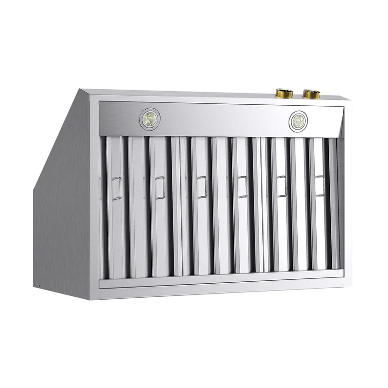 Kucht Professional 36" 900 CFM Under Cabinet Range Hood in Stainless Steel, Digital Controls, KRH360-GL