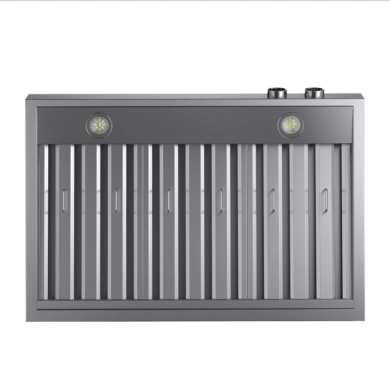 Kucht Professional 36" 900 CFM Under Cabinet Range Hood in Stainless Steel, Digital Controls, KRH360-SS