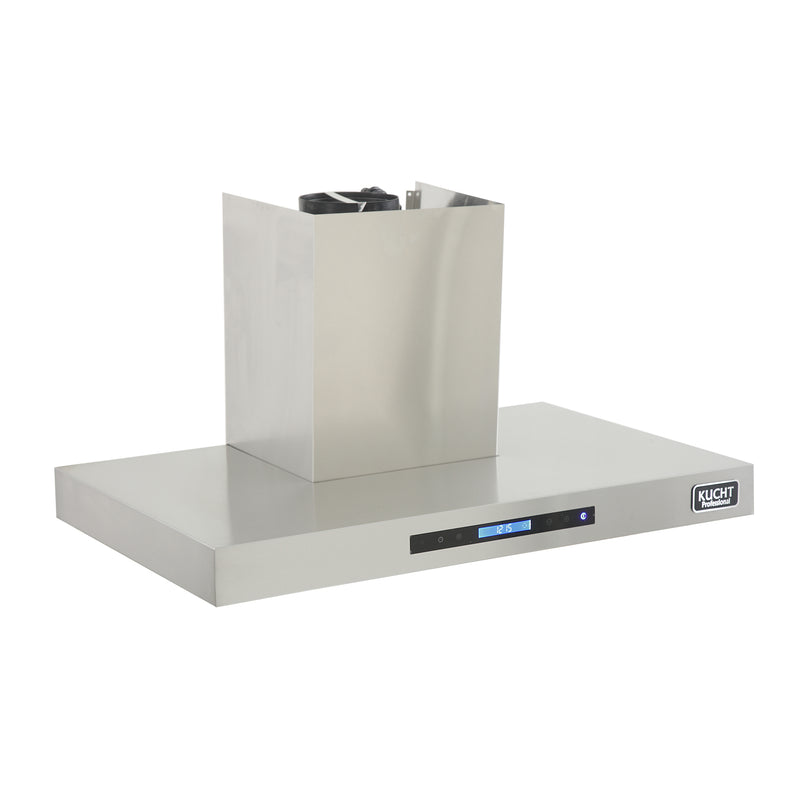 Kucht Professional 36" 900 CFM Wall Mount Range Hood in Stainless Steel, Digital Controls, KRH3611A
