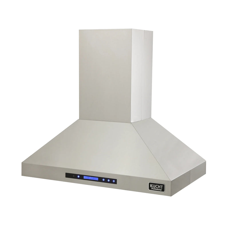 Kucht Professional 36" 900 CFM Island Range Hood in Stainless Steel, KRH3612IS