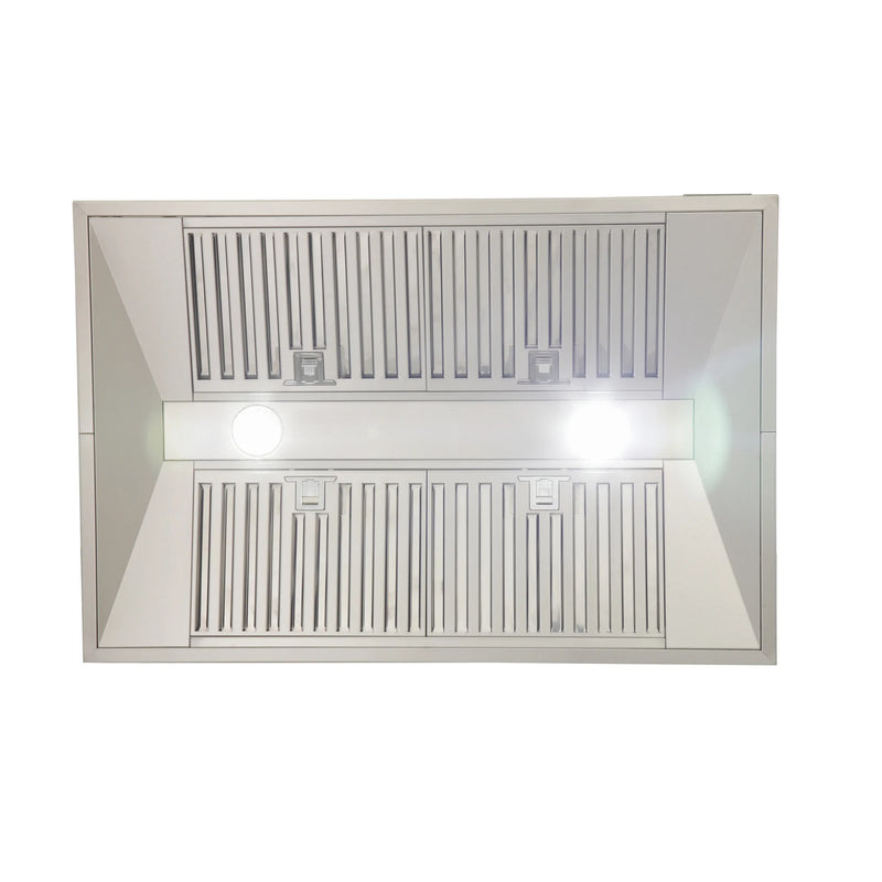 Kucht Professional 36" 900 CFM Island Range Hood in Stainless Steel, KRH3612IS