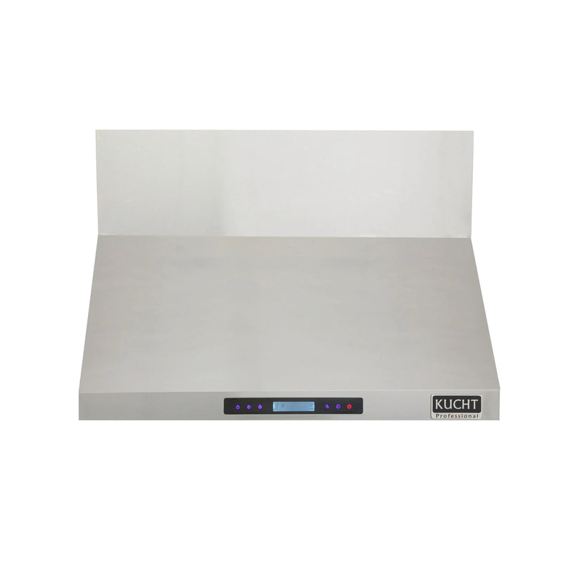 Kucht Professional 36" 900 CFM Wall Mount Range Hood in Stainless Steel, Digital Controls, KRH3621A