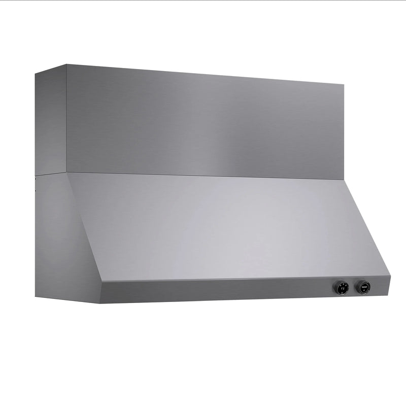 Kucht Professional 48" 1200 CFM Wall Mount Range Hood in Stainless Steel, Digital Controls, KRH480-SS-C