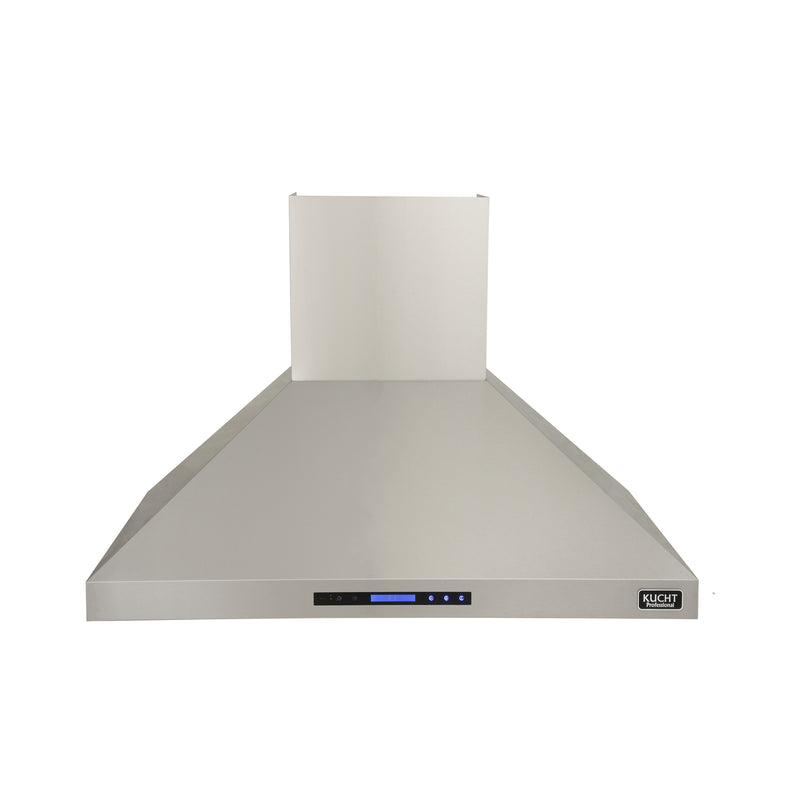 Kucht Professional 48" 900 CFM Wall Mount Range Hood in Stainless Steel, Digital Controls, KRH4810A