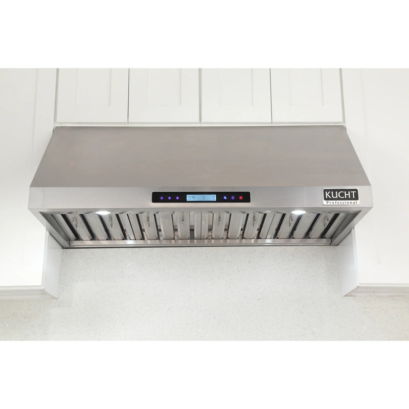 Kucht Professional 48" 1200 CFM Under Cabinet Range Hood in Stainless Steel, KRH4820A