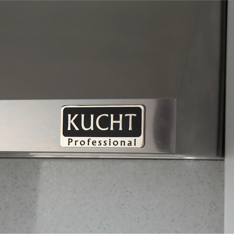 Kucht Professional 48" 1200 CFM Wall Mount Range Hood in Stainless Steel, Digital Controls, KRH4821A