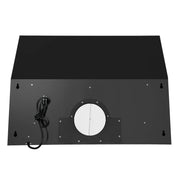 Cosmo 30" Haven Collection Under Cabinet Range Hood in Matte Black, 500 CFM, LED Lights, COS-KS6U30-BK