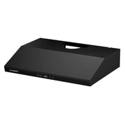 Cosmo 30" Haven Collection Under Cabinet Range Hood in Matte Black, 500 CFM, LED Lights, COS-KS6U30-BK
