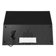 Cosmo 30" Haven Collection Under Cabinet Range Hood in Matte Black, 500 CFM, LED Lights, COS-KS6U30-BK