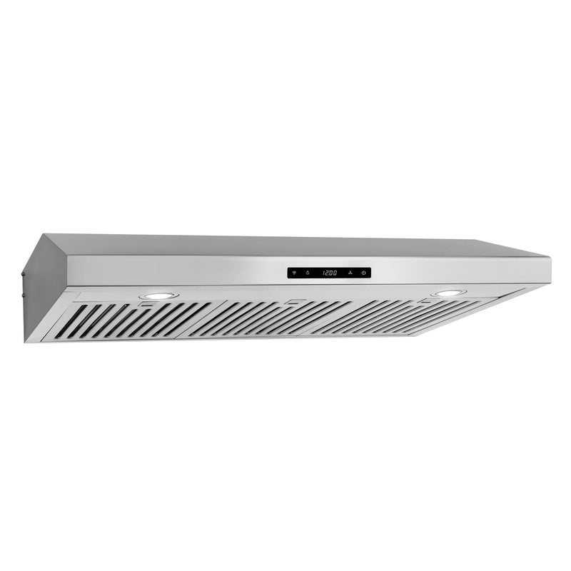 Cosmo 36" Haven Collection Under Cabinet Range Hood in Stainless Steel, 500 CFM, Touch Controls, COS-KS6U36