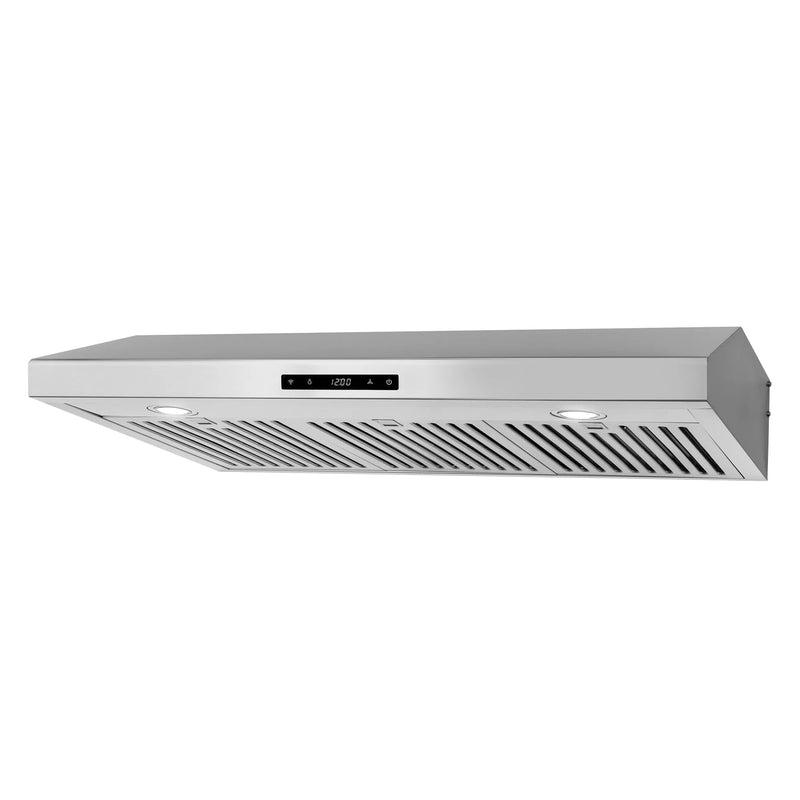 Cosmo 36" Haven Collection Under Cabinet Range Hood in Stainless Steel, 500 CFM, Touch Controls, COS-KS6U36