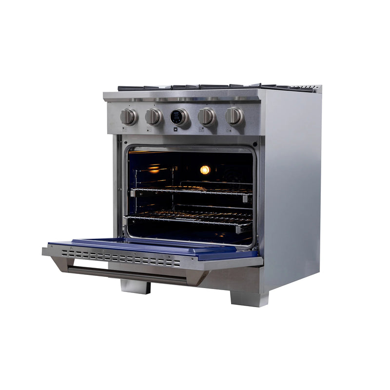 Kucht 30" 4.2 cu ft. Natural Gas Dual Fuel Range in Stainless Steel, KXP30-SS