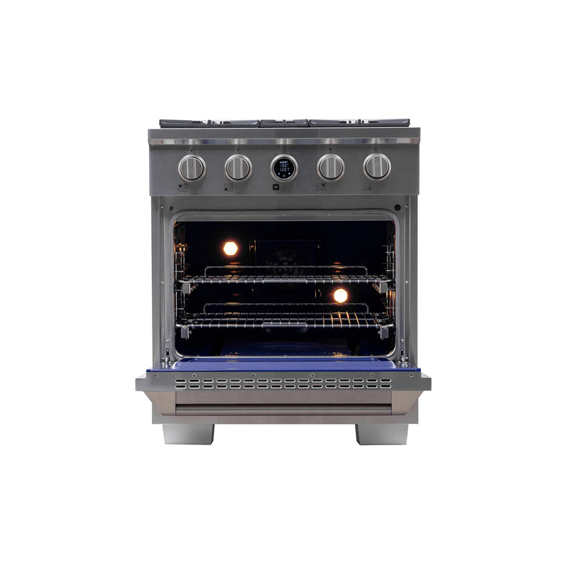 Kucht 30" 4.2 cu ft. Natural Gas Dual Fuel Range in Stainless Steel, KXP30-SS