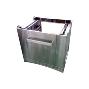 Kucht Cart for Napoli freestanding stainless steel outdoor pizza oven cart with handle and weather-resistant finish.