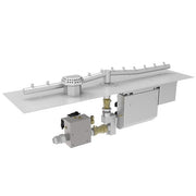 HPC Fire Inspired CSA Certified Linear Flat Fire Pit Insert with electronic ignition and HI/LO flame control for natural gas.