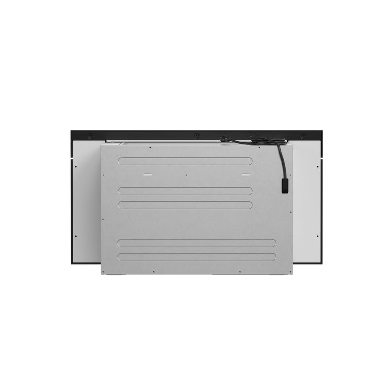 Forno Espresso Capoliveri 30" 1.2 cu. ft. Built-In Microwave Drawer in Black with Stainless Steel Handles, FMWDR3000-30BLK