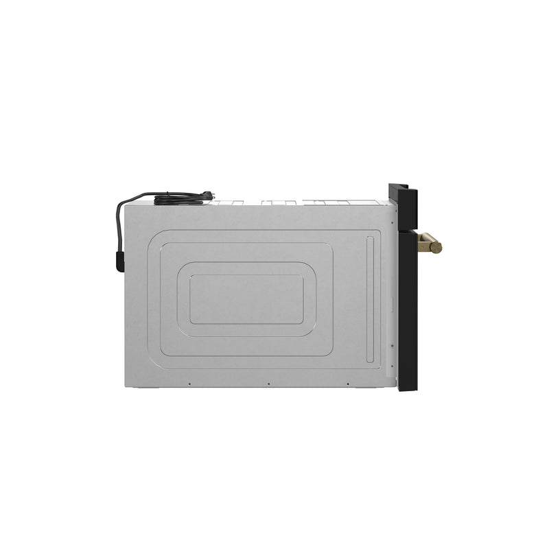 Forno Espresso Capoliveri 30" 1.2 cu. ft. Built-In Microwave Drawer in Black with Stainless Steel Handles, FMWDR3000-30BLK