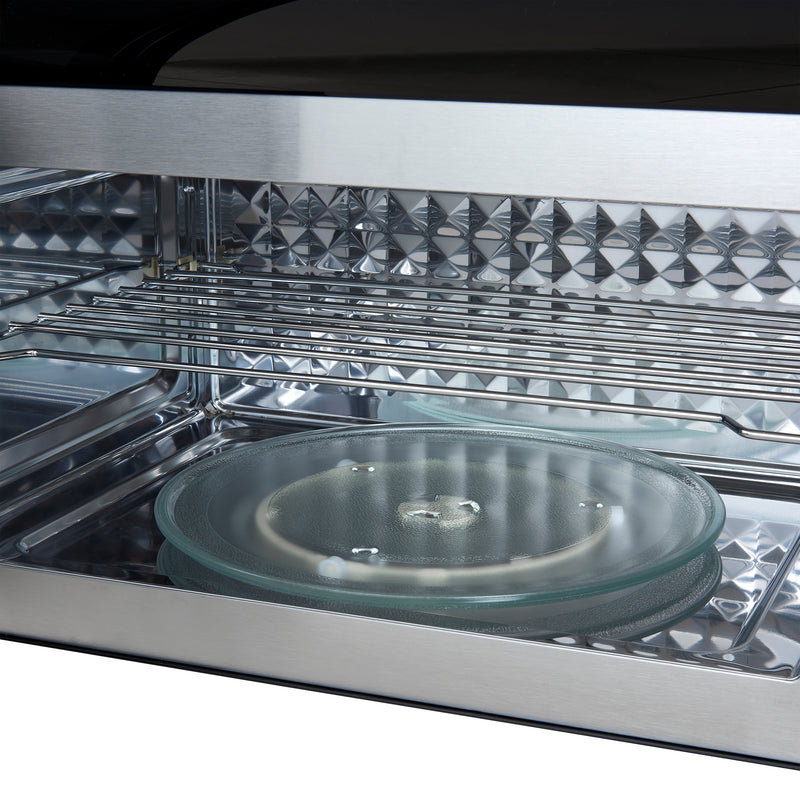 Forno Fornace 30" 1.5 cu. ft. 300 CFM Over the Range Convection Microwave in Stainless Steel, LED Lighting, FOTR3038-30