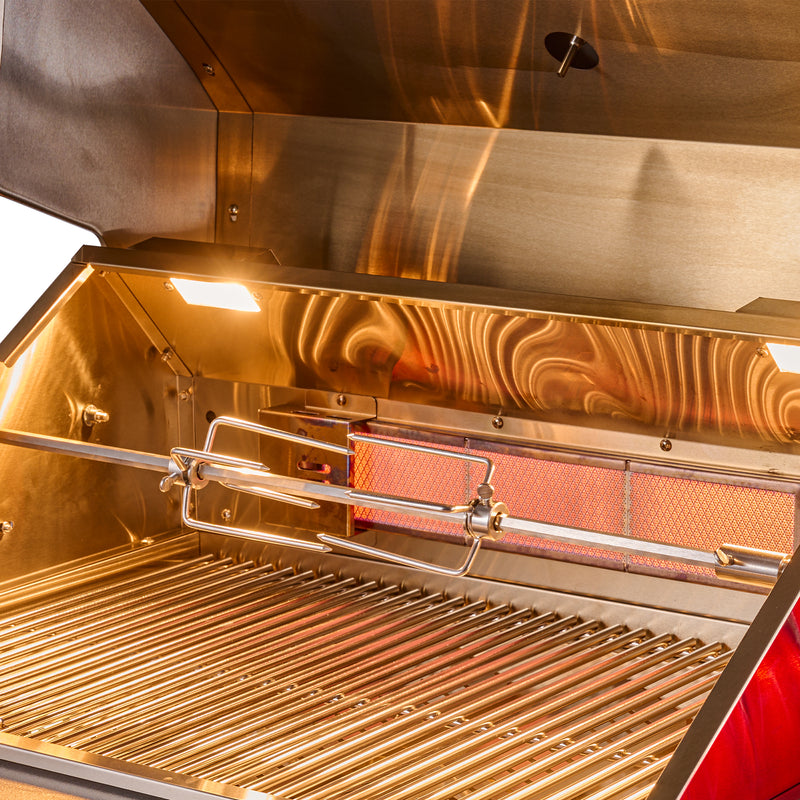 Forno Rimini 30" Outdoor Kitchen with 62,600 BTU BBQ, 3 Burners with Sear & Rotisserie, 4.8 cu.ft. Beverage Center, Stainless Steel Double Sink in Black and White, Sintered Stone Countertop, Fully Assembled, FODKT2575WHT