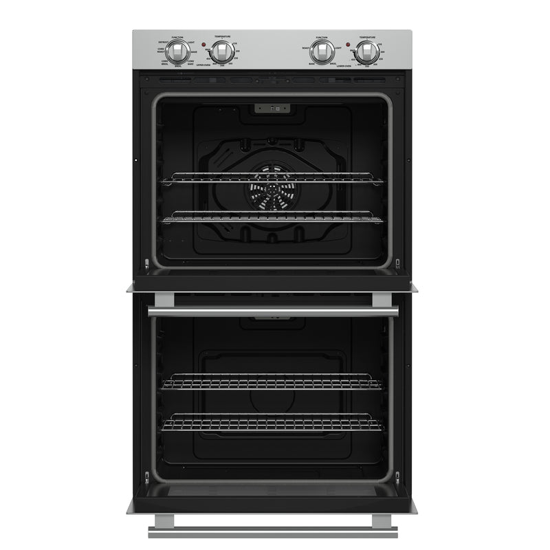 Forno Vomero 30" Double Wall Oven Electric in Stainless Steel, 10 cu. ft. Total Capacity, True Convection, 6 Cooking Modes, FBOEL1324-30