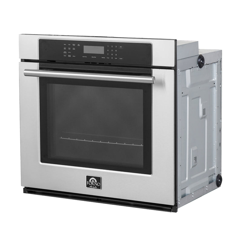 Forno 30" Electric Wall Oven in Stainless Steel, Air Fry, True Convection, Self-Clean, FBOEL1358-30