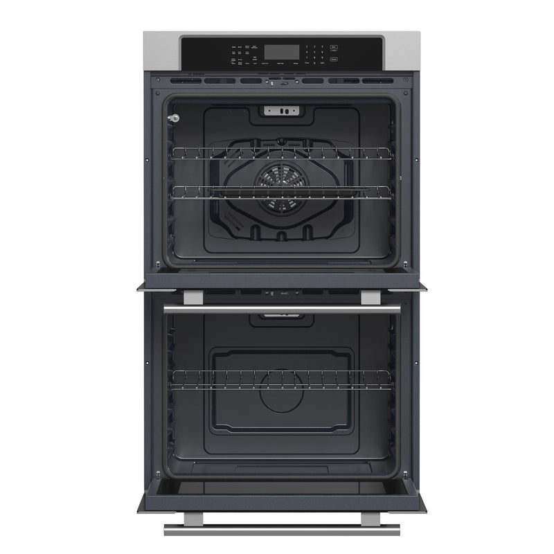 Forno Villarosa 30" Double Electric Wall Oven in Stainless Steel, 10.0 cu.ft. Capacity, Air Fry, True Convection, FBOEL1365-30