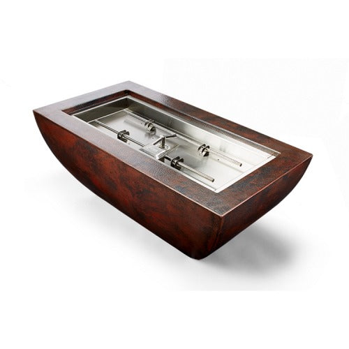 HPC Fire Inspired Copper Bowl Series – Phoenix H-Burner with hand-hammered copper and stainless steel H-style burner for even flames.