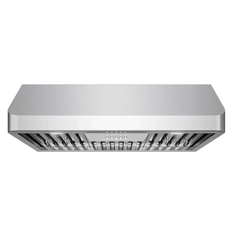 Cosmo 30" Haven Collection Under Cabinet Range Hood in Stainless Steel, 500 CFM, LED Lights, COS-QB75
