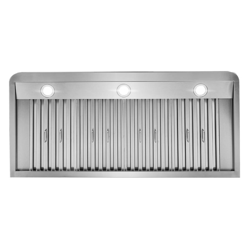 Cosmo 48" Haven Collection Under Cabinet Range Hood in Stainless Steel, 500 CFM, Touch Controls, COS-QS48