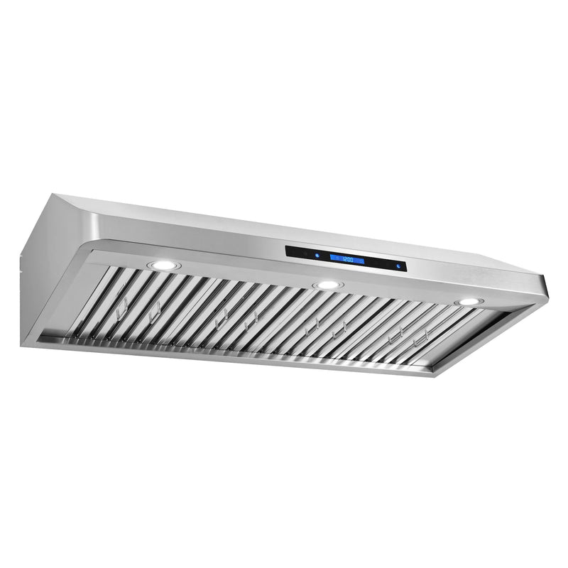 Cosmo 48" Haven Collection Under Cabinet Range Hood in Stainless Steel, 500 CFM, Touch Controls, COS-QS48