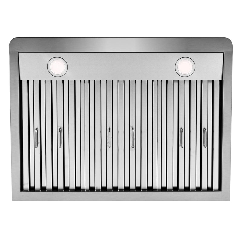 Cosmo 30" Haven Collection Under Cabinet Range Hood in Stainless Steel, 500 CFM, Baffle Filters, COS-QS75