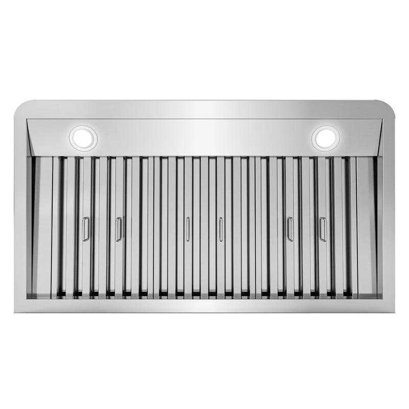 Cosmo 36" Haven Collection Under Cabinet Range Hood in Stainless Steel, 500 CFM, LED Lights, COS-QS90
