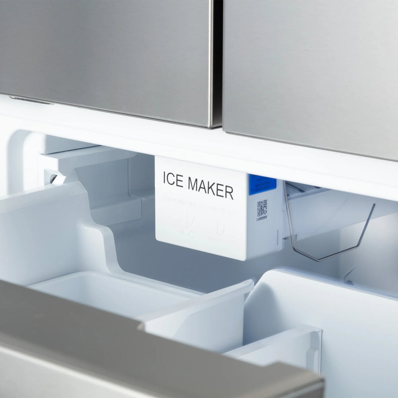 Cosmo 30" Counter Depth French Door Refrigerator in Fingerprint Resistant Stainless Steel, 17.5 cu. ft. Capacity, Digital Touch Controls, COS-RFFV183GHS