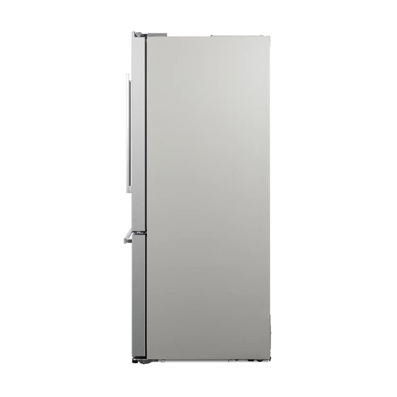 Cosmo 30" Counter Depth French Door Refrigerator in Fingerprint Resistant Stainless Steel, 17.5 cu. ft. Capacity, Digital Touch Controls, COS-RFFV183GHS