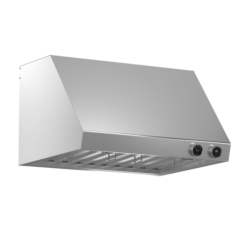 Forno Biagio 30" 600 CFM Wall Mounted Range Hood in Stainless Steel, Baffle Filters, FRHWM5009-30
