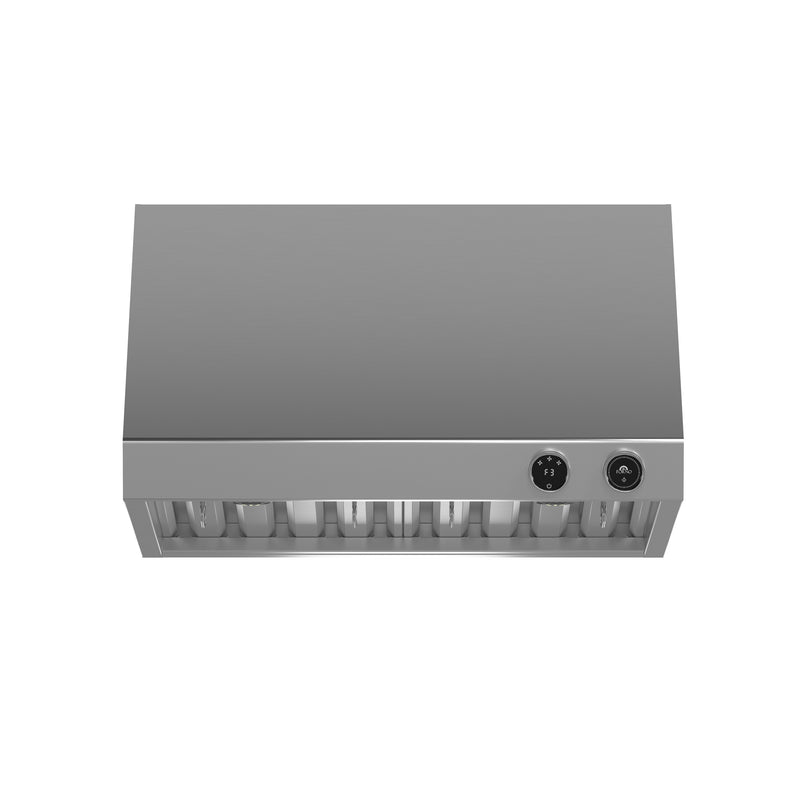 Forno Biagio 30" 600 CFM Wall Mounted Range Hood in Stainless Steel, Baffle Filters, FRHWM5009-30