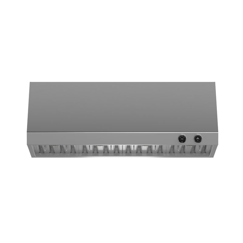 Forno Biagio 48" 1200 CFM Wall Mounted Range Hood in Stainless Steel, Baffle Filters, FRHWM5009-48