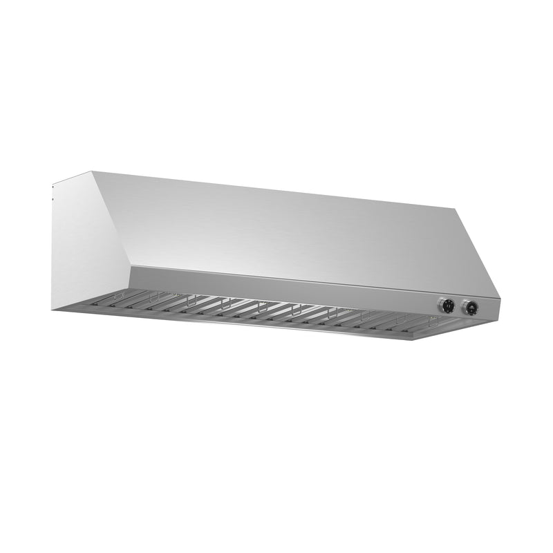 Forno Biagio 60" 1200 CFM Wall Mounted Range Hood in Stainless Steel, Baffle Filters, FRHWM5009-60